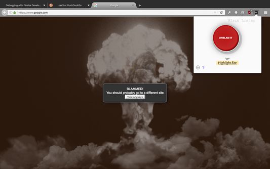 This is google blammed.