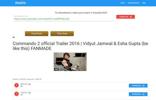 Download the required resolution (For Eg. 1220*760) of video .