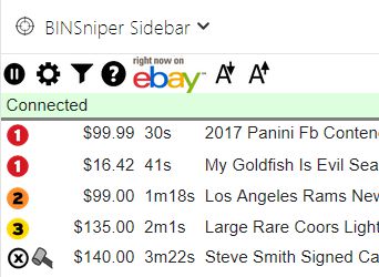 The BINSniper Sidebar