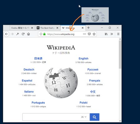 Returns a tab to its original window and position on detach