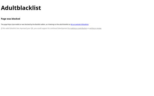 Page was blocked. Link to blacklists.