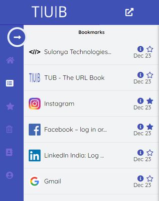 Bookmark List