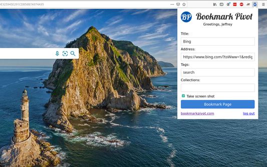 Bookmark the current tab