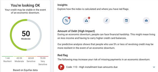 Resilience Index numeric scoring