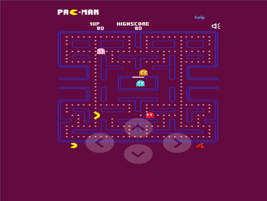Play PacMan on offline Mode.