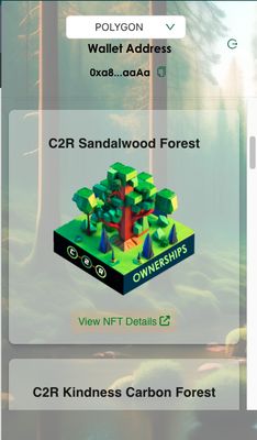 C2R Wallet View NFTs