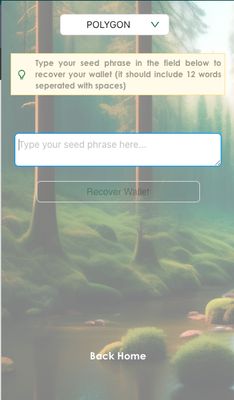 C2R Wallet recover account