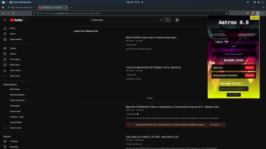 Aatrox blocking videos on youtube
