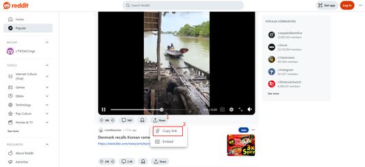 Download your favorite Reddit video in a click with RedditVd
