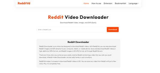Download your favorite Reddit video in a click with RedditVd