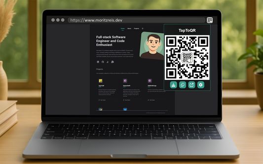 Generate a QR Code Instantly:
Click the TapToQR icon in your browser toolbar to instantly generate a QR code for the current webpage.