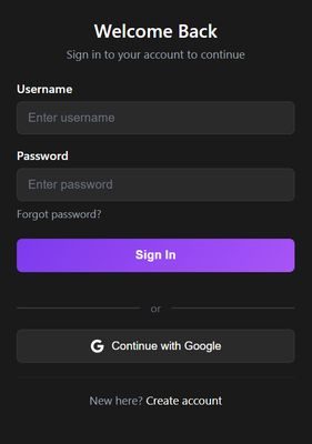 Login Page