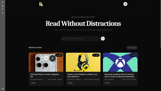 RWD- Dark theme. Look at the artickes that I recently visited