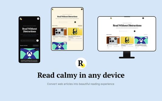 Read in any device that you prefer, in any theme you like.