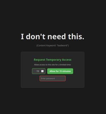 A clear and customizable block page prevents access to unwanted sites.