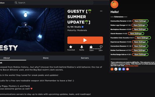 Game Page Example